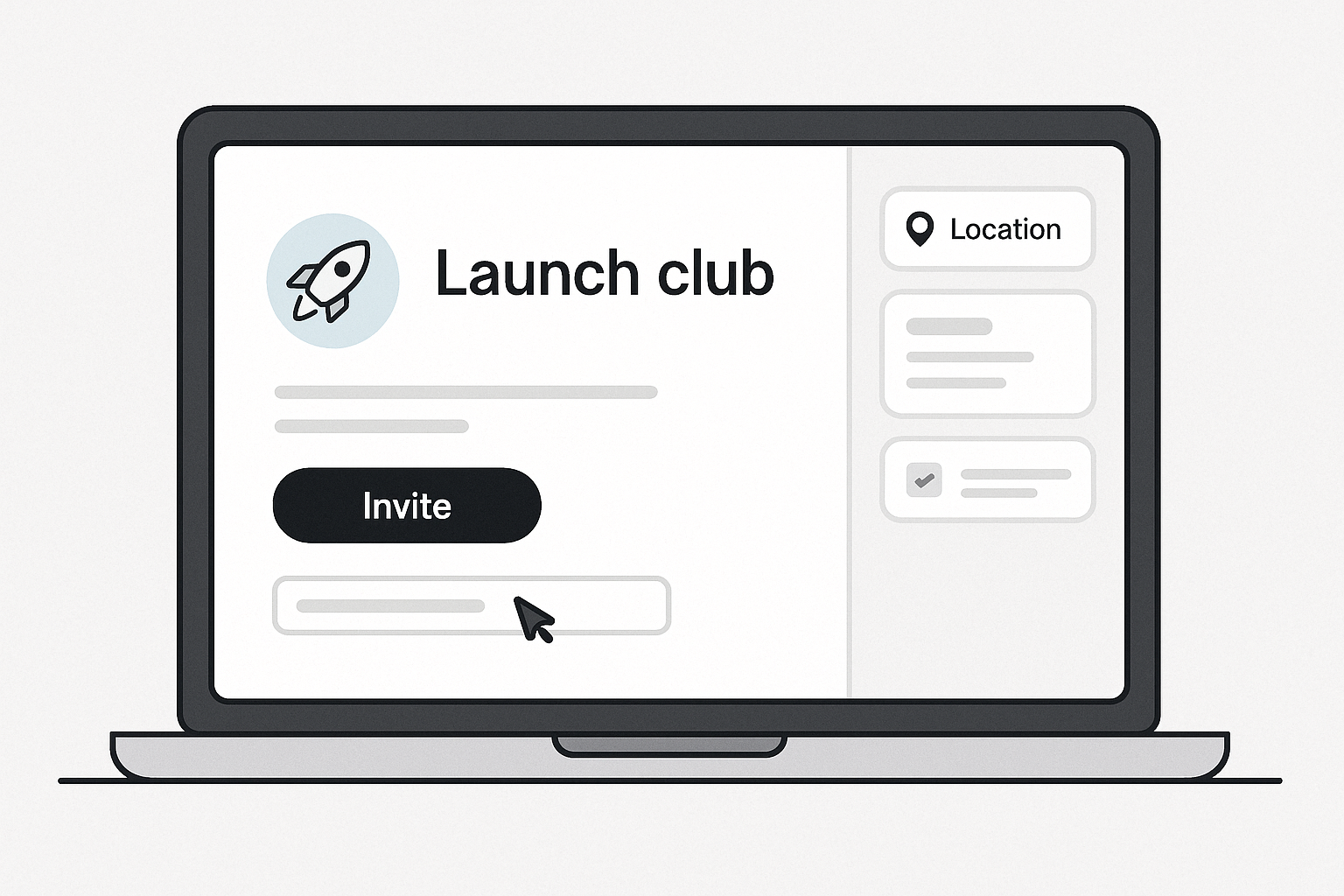 Ești gata! Invită membrii